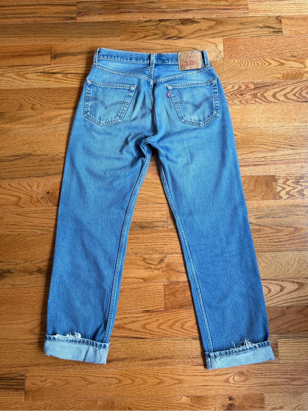 Vintage Levi’s 501 Light Blue Denim Jeans - Picture 3 of 7